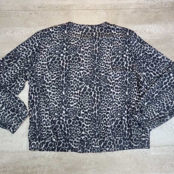 Christopher & Banks Animal Print Jacket Size XL - Picture 5 of 6